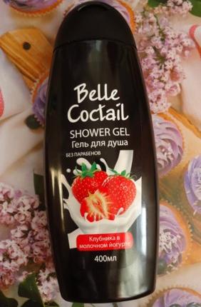 Гель для душа Лорен-Косметик Belle Coctail Клубника в молочном йогурте фото