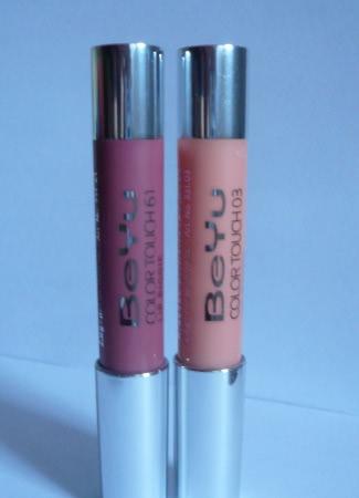 Beyu блеск-бальзам для губ color touch lip biggie № 03 Light Salmon и № 61 Chic Mauve