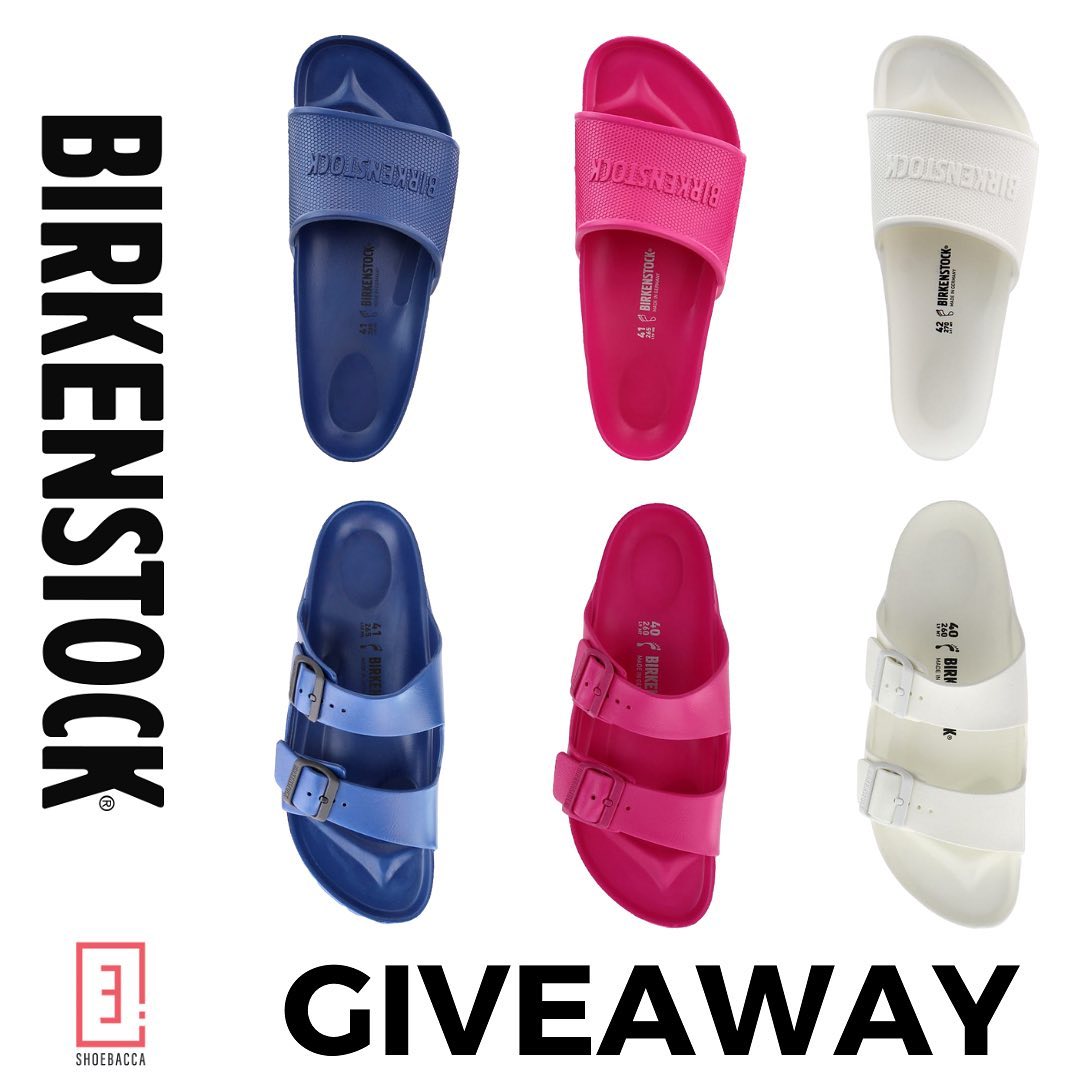 SHOEBACCA.COM - CLOSED... CLOSED 

GIVEAWAY ALERT!!! ENTER NOW...A Pair for You and the Person You Tag GIVEAWAY! (Check out the latest styles from Birkenstock - Click Link In Bio)
We are giving away a...