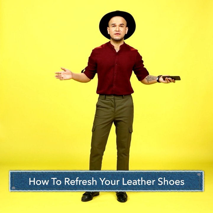 MYNTRA - @thebow_hoguy shows us how to refresh your leather shoes in a jiffy. Yeah, there is a hack for it too. Watch & learn. And, for more such hacks & style advice, look up for more binge-worthy fa...