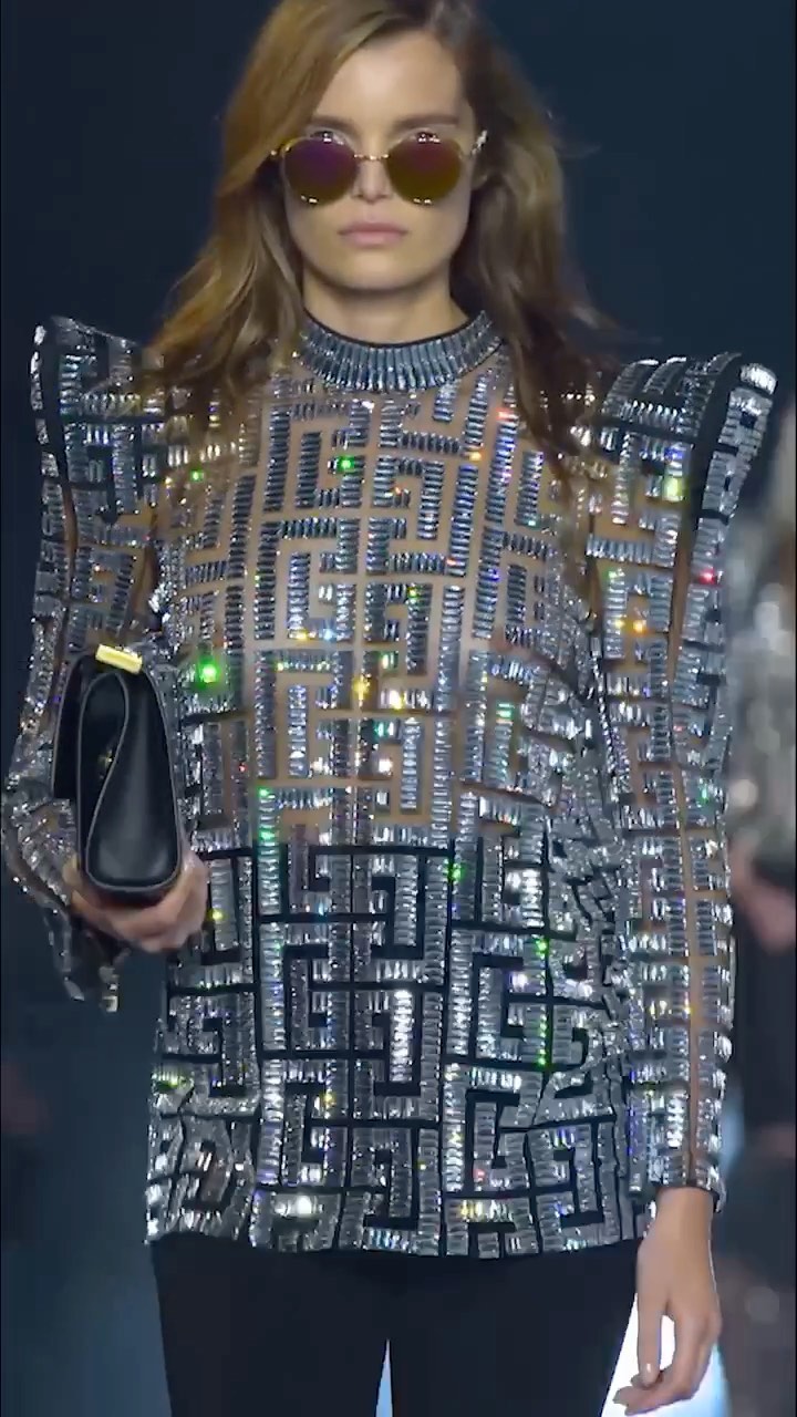 Harrods - Archival monograms, sustainable denim, bold neons, recycled crystals and power silhouettes combined in a carnival of strength, joy and style at @balmain for #SS21. @olivier_rousteing’s IRL r...