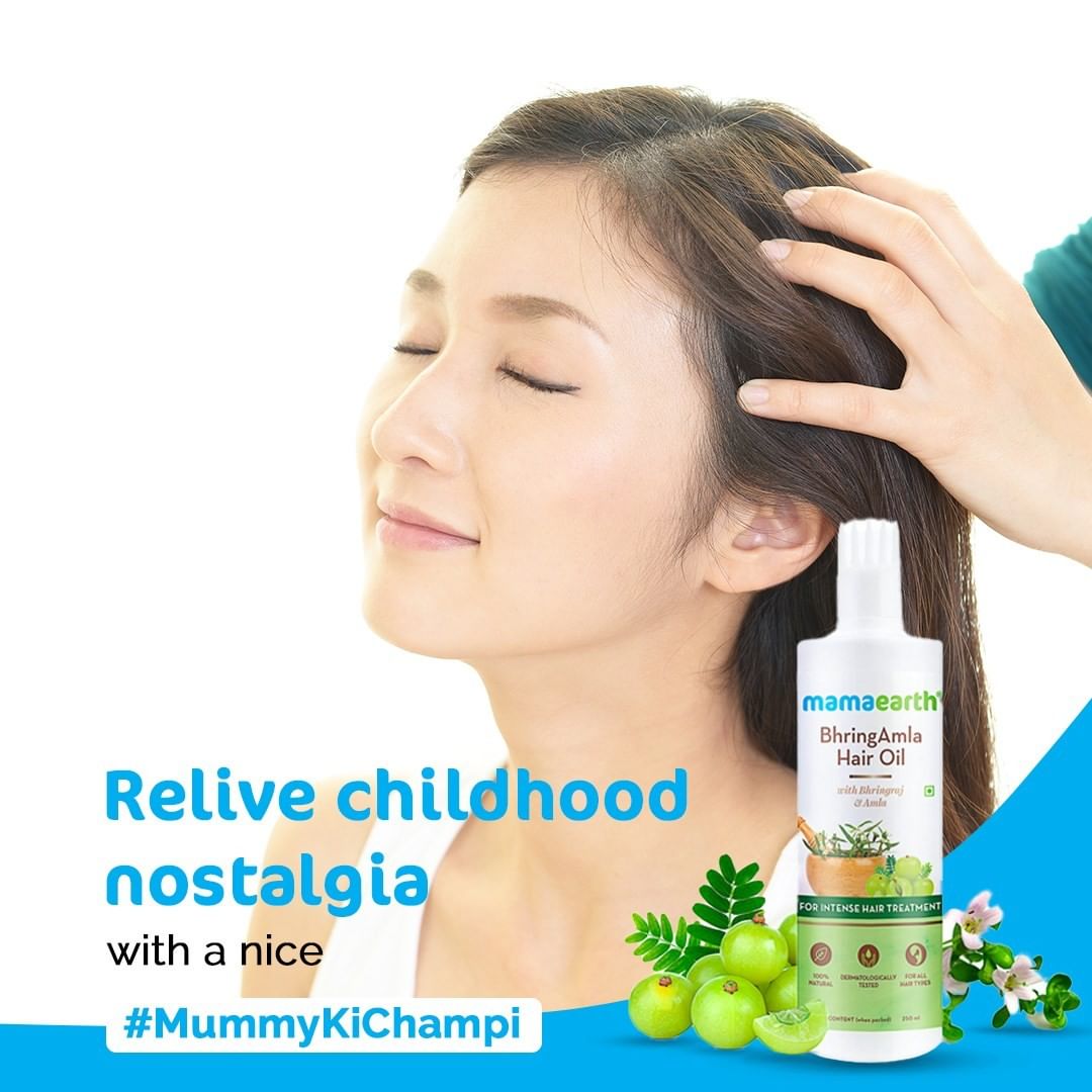 Mamaearth - A loving champi from your mom will bring back happy memories of carefree days.

Relive these good old days with #MummyKiChampi along with the goodness of Mamaearth BhringAmla Hair Oil.

Sh...