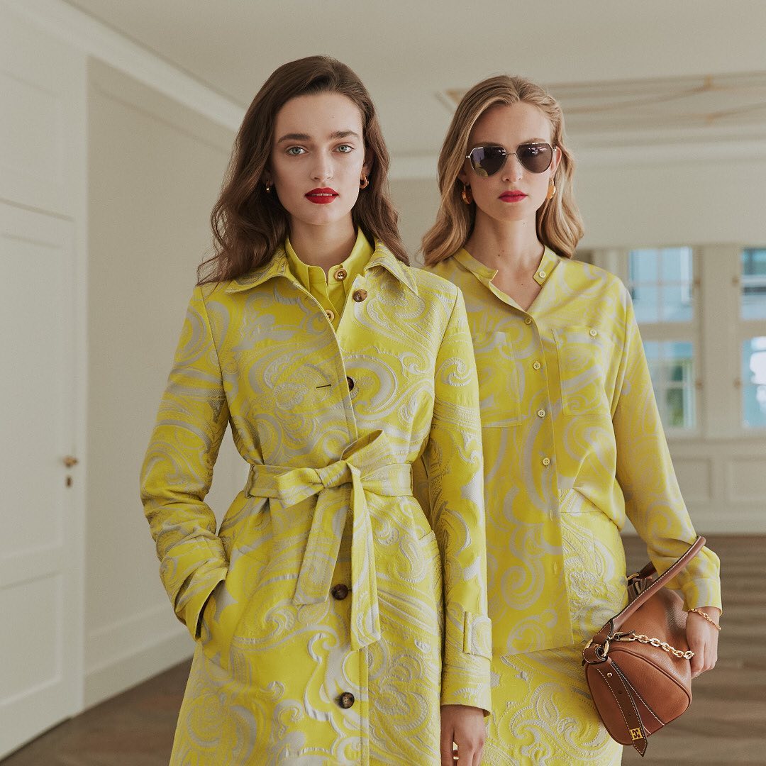 ESCADA - Add sunny shades of yellow into your day with #escadaofficial SS20 – now available online.