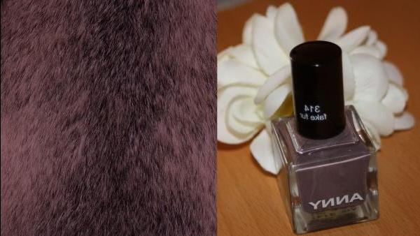 Fake fur on the nails with Anny 314 Fake Fur - review