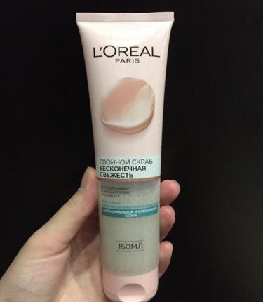 Отзыв о Скраб для лица L'Oreal Paris Бесконечная Свежесть Роза+Лотос от Ashlee  - отзыв