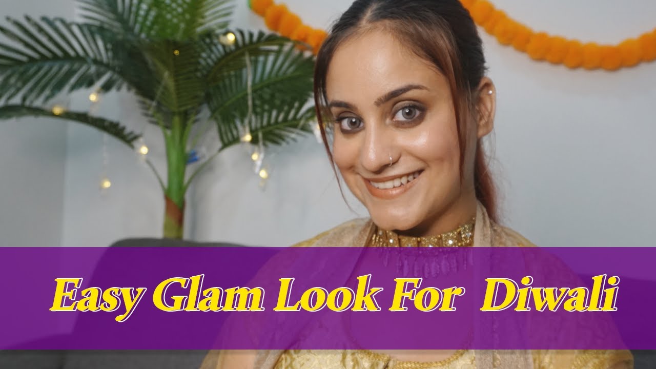 Easy Glam Look for Diwali | #PurplleWaliDiwali