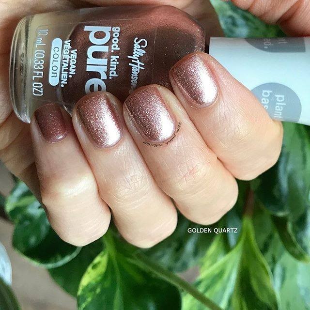 Sally Hansen - This Golden Quartz shade is plant-based perfection ✨. 💅: @jens_polish_collection