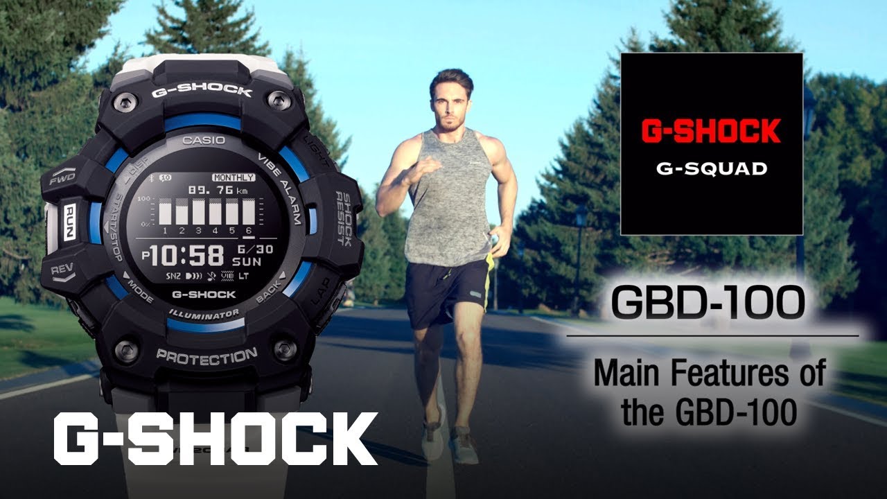 GBD-100 Tips movie -01 Main features of the GBD-100：CASIO G-SHOCK