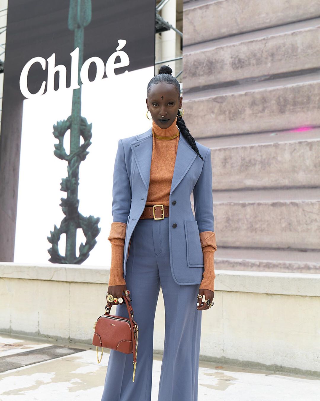 Chloé - Among the guests attending the #CHLOEss21 show, #ASeasonInHope, at the Palais de Tokyo were @Lousandtheyakuza, @Uele_lamore, @CameliaJordana and @KerenAnnmusic

Photographed by @Saskialawaks...