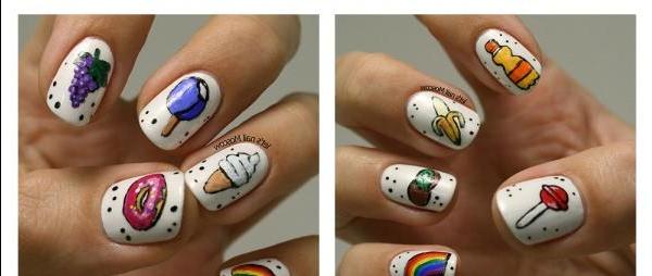 Rainbow nails / радужные ногти