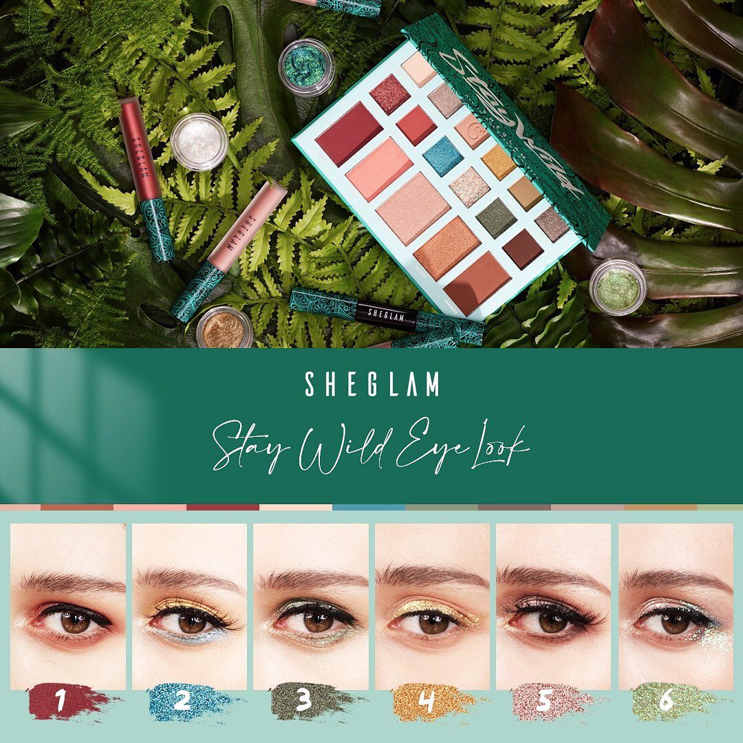 SHEIN.COM - Have you heard? SHEGLAM Stay Wild Collection is online now! 🌿💋

Give in to your wild side with dazzling, earthy tones 🌈 and rich textures! 
We've curated 6 fab eyelooks for you to try out!...