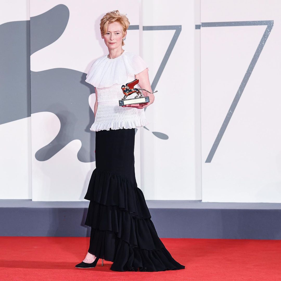 CHANEL - CHANEL wishes to congratulate the actress and House ambassador Tilda Swinton on being awarded the Golden Lion for Lifetime Achievement at the 77th Venice International Film Festival.

To rece...