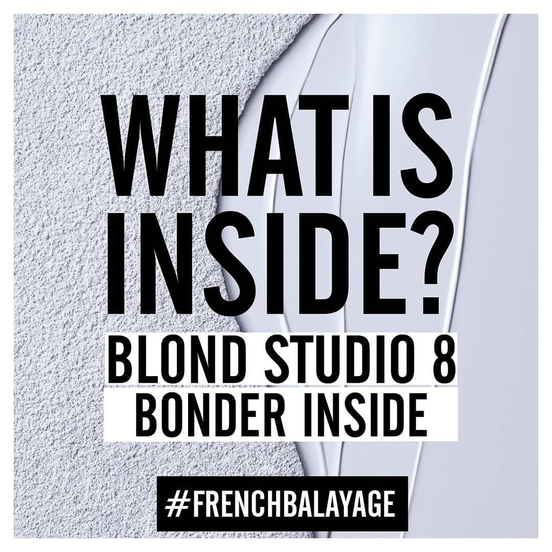 L'Oréal Professionnel Paris - 🇺🇸/🇬🇧 The bonder technology is now INSIDE!
Blond Studio 8 Bonder Inside Formula is highly concentrated in bonding agents and the first step to the perfect French Balayage...