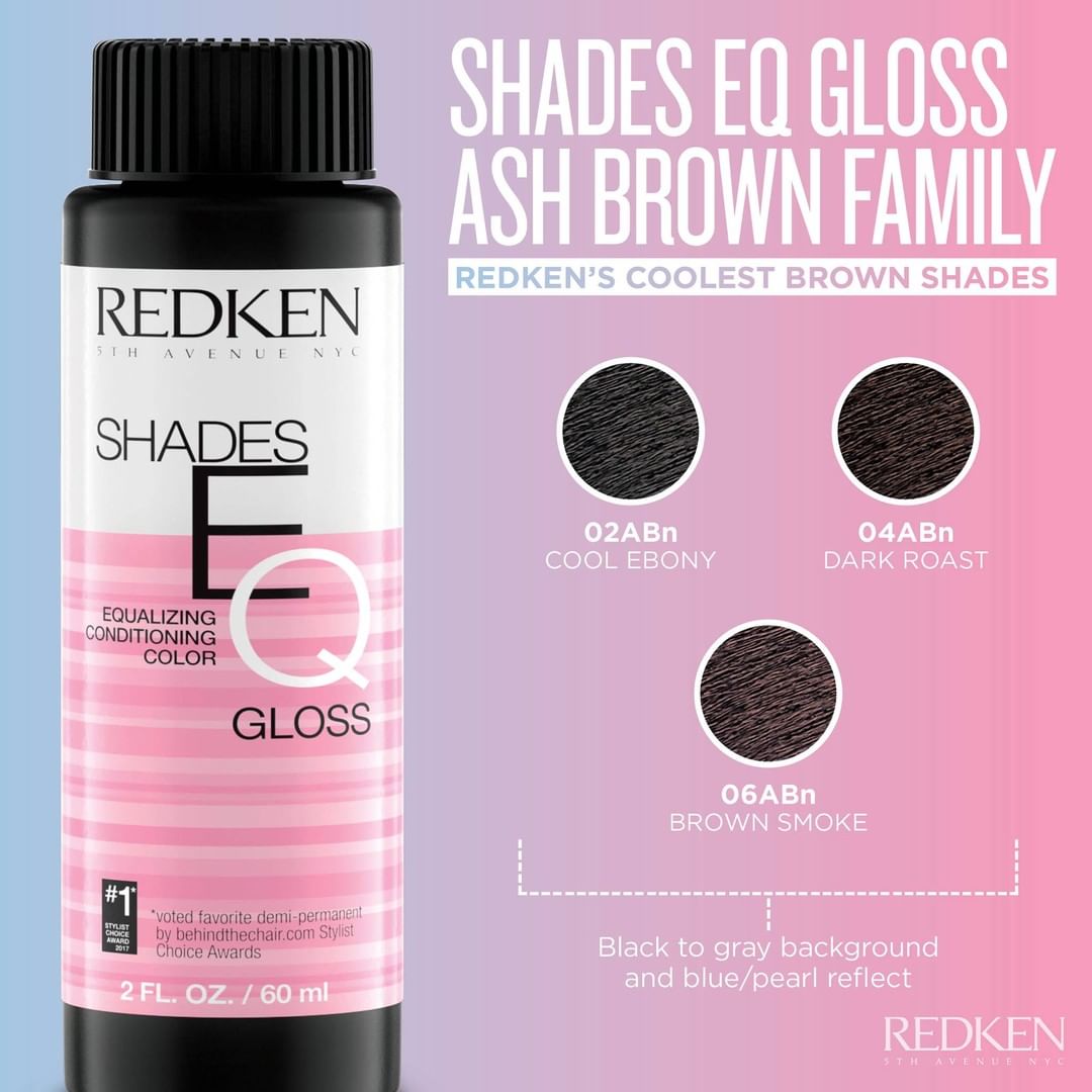 Redken - We love talking about hair education. Do you enjoy our Shades EQ educational breakdowns? 👩‍🏫👨‍🏫 
 
Our 🆕 Shades EQ Gloss Ash Brown family is available in 3 levels to deliver ultra-cool result...