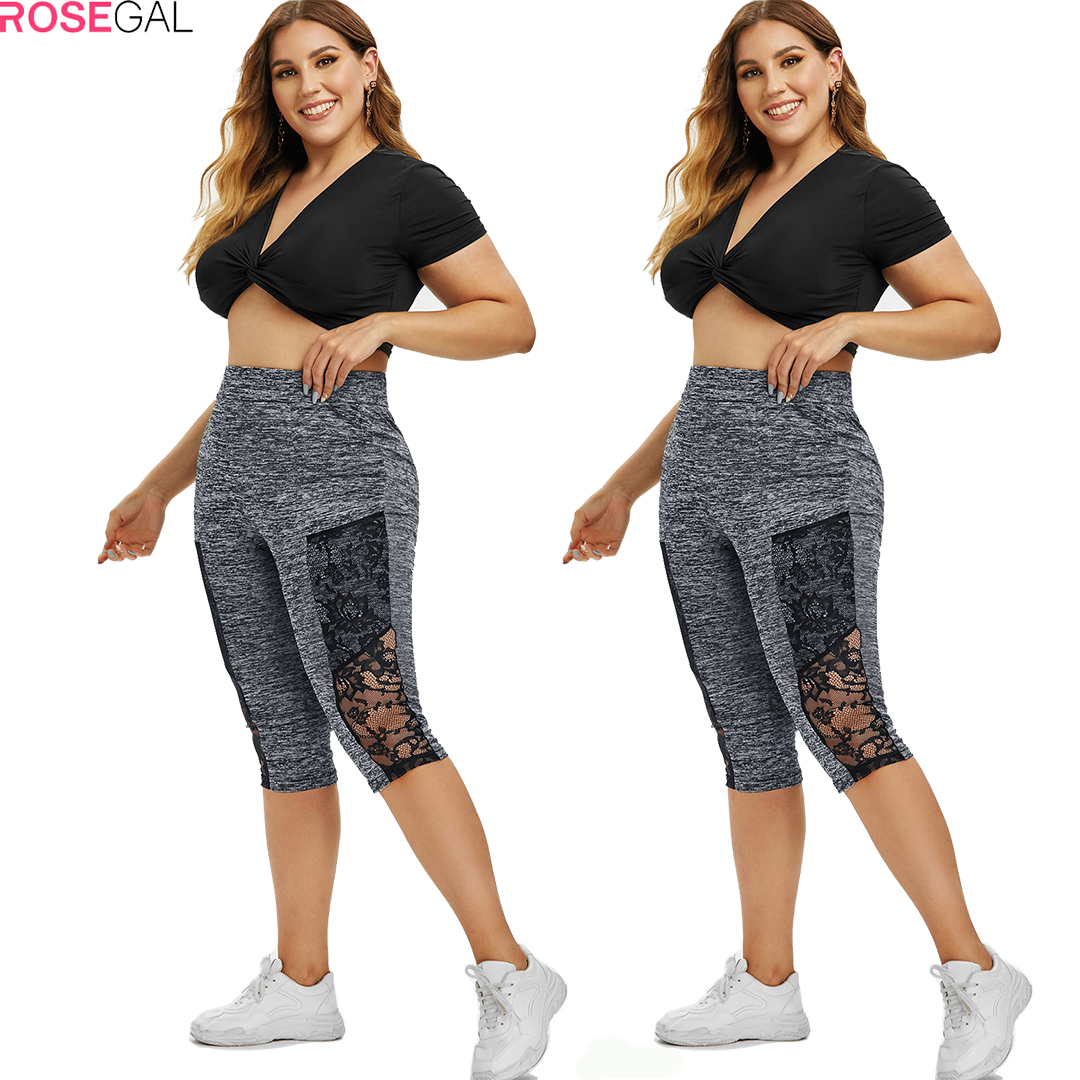 Rosegal - 👉Bio Link: 7.31-8.4  VIP DAY(15usd OFF 69usd, 25usd OFF 99usd)⁣
Plus Size Lace Panel Sheer Space Dye Capri Leggings⁣
Search ID:467872303⁣
Price: $16.92⁣
Use Code: RGH20 to enjoy 18% off!⁣
#r...