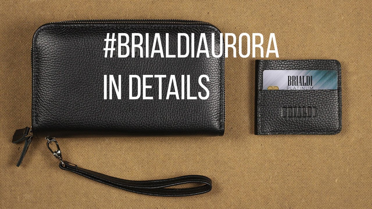 #Обзор #мультиклатча с двумя отделениями 2 В 1 из #натуральной #кожи #BRIALDI #Aurora от #производит
