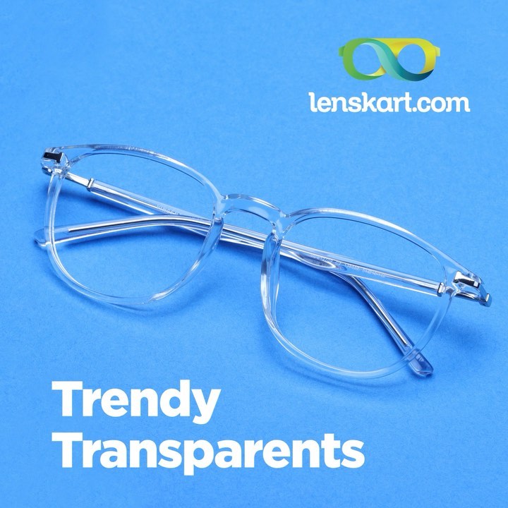 LENSKART. Stay Safe, Wear Safe - What’s your style today? Match your inner glow with a pair of trending transparent rectangles! Made with alluring acetates, these effortlessly chic glasses will light...