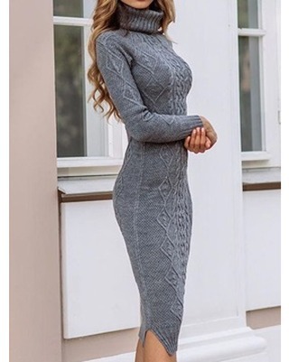 Tidebuy.com - Turtleneck Long Sleeve Mid-Calf Casual Plain Women's Dress⁣
Item: 27044550⁣
http://urlend.com/ENjayaj