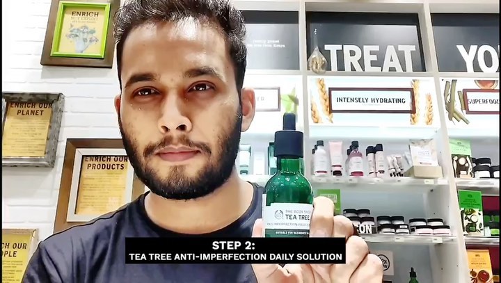 The Body Shop India - Welcome the weekend with purified and clear skin. This #HowToFriday, introduce your skin with @vaibhav.mishra to our Tea Tree range. Enriched with Community Trade Tea Tree oil fr...