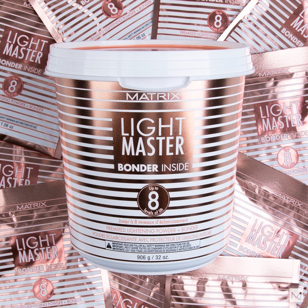 Matrix - 💪 Keep Hair Strong & Carry On with NEW! #LightMaster Bonder Inside! Giving you 8 levels of lift, but with Dehydrated Citric Acid for Bonding protection so you can skip that extra step & get s...