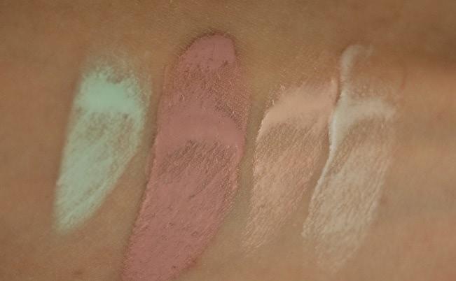 Отзыв. 3+1. Сравниваем. Смешиваем. Clarins SOS Primer. Universal Light 00. Rose 01. Green 04. Lavender 059 8a498b_lbox.jpg