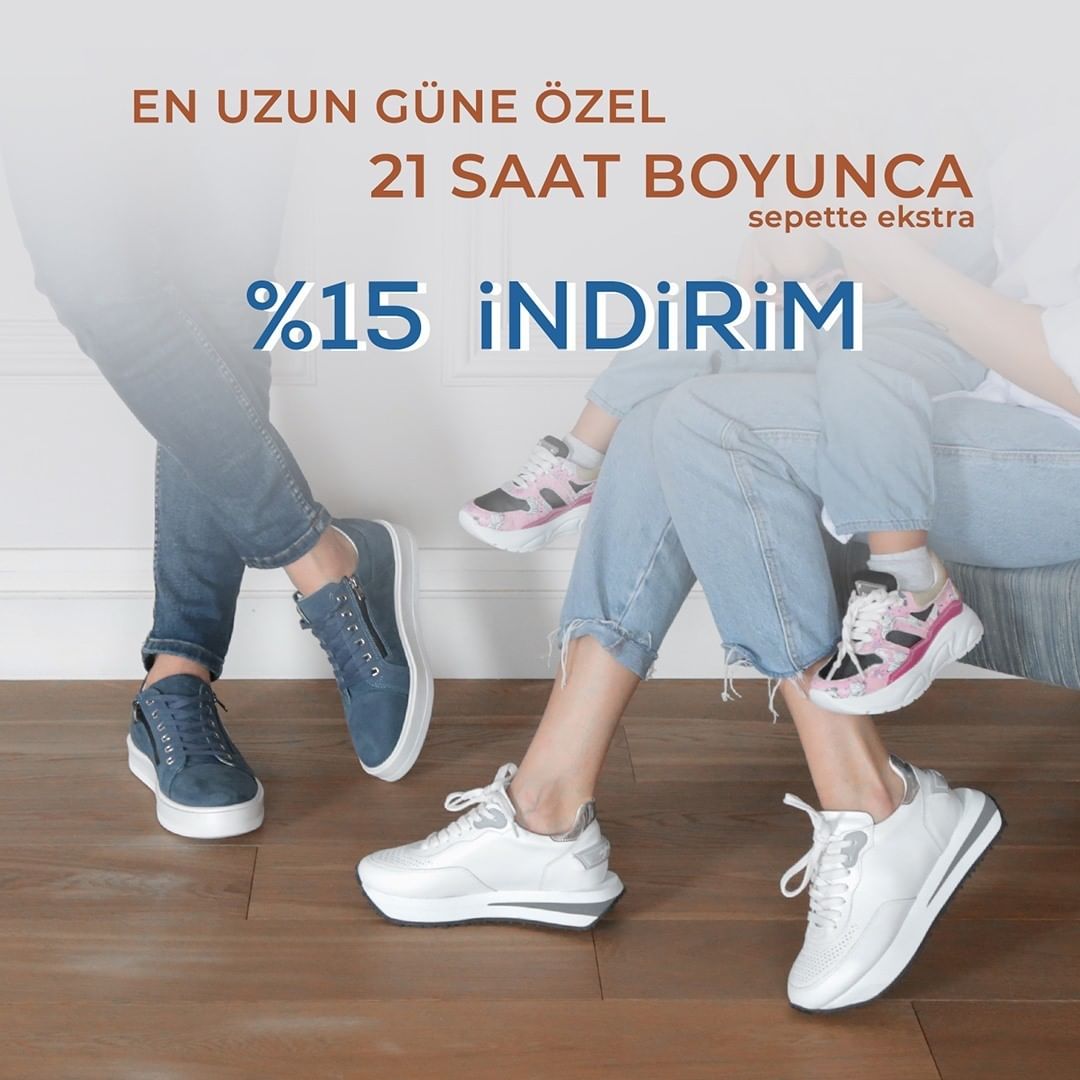 iLVi - 21 haziran en uzun güne özel, 21 saat yeni sezonda geçerli %15 sepette indirim başladı. Kısa süreli bu fırsatı stoklar tükenmeden kaçırma, hemen alışverişe başla! www.ilvi.com

Exclusive June 2...