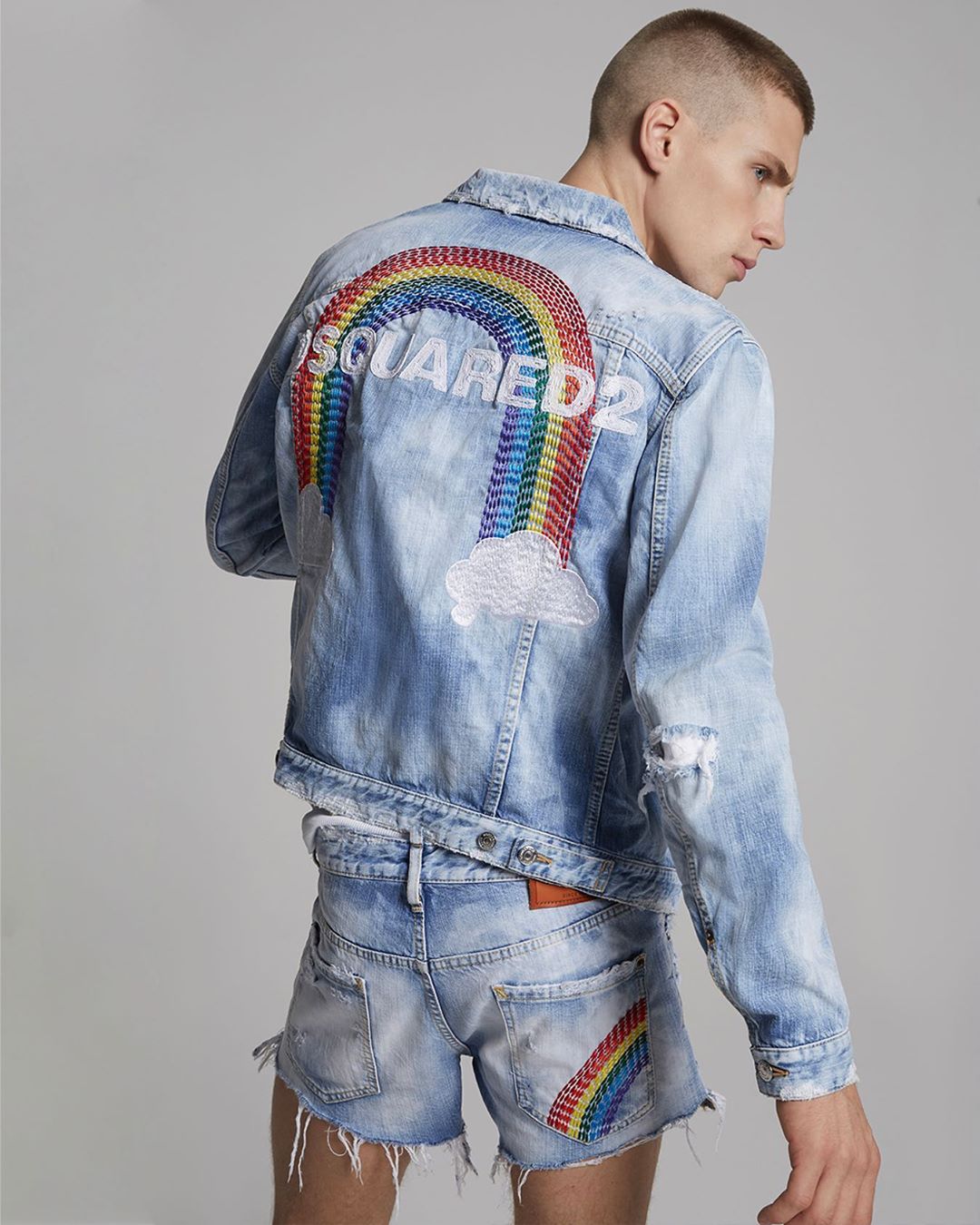 DSQUARED2  - Dean & Dan Caten - #D2Pride now and always! The Rainbow will help YOU shine 🌈 #Pride2020