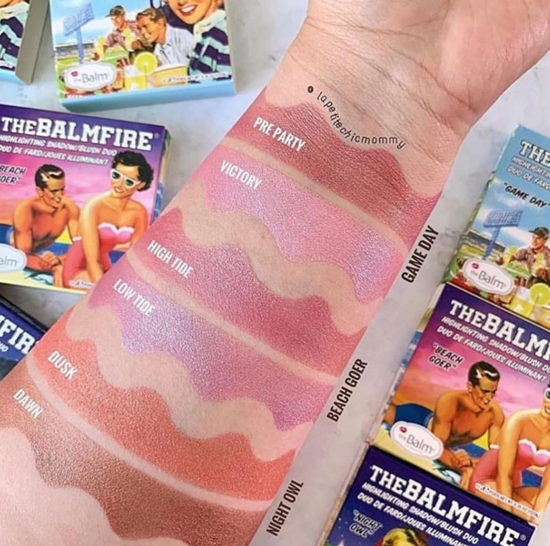 theBalm Cosmetics - Are you a Night Owl, Beach Goer or Game Day mood? We’re feeling Pre- Party today 😎 @lapetitechicmommy 💖