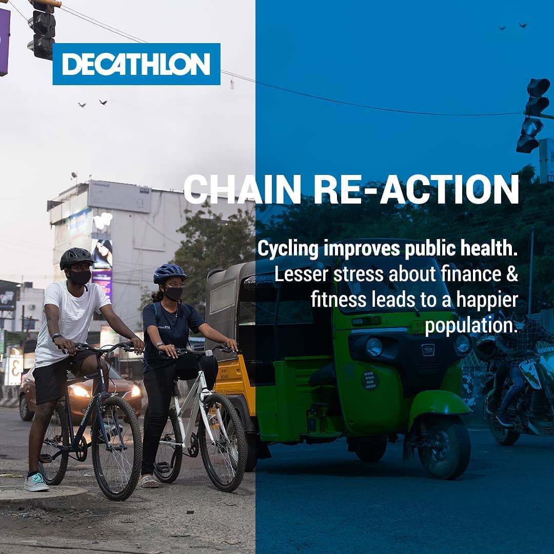 Decathlon Sports India - Burn those calories on the go. Get fit as you get to places. Pedal away!

#commutebicycle #newnormal #cycling #ecofriendly #fitness #sports #india #DecathlonSportsIndia
