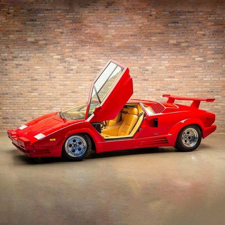 ebay.com - An icon of automotive style: The 1989 #Lamborghini #Countach in Rosso Siviglia Red. With only 1,431 miles on the odometer, this time capsule is considered a bargain at $369,000. Rarely do s...