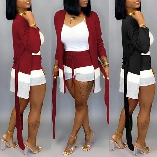 Whatlovely - Three-Tone Cardigan & Shorts Set🔍Search 'GE98060' link in bio.

#instagood #fashion #style #instafasion #beauty #standout #ootd #bestoftoday #onlineshopping #BoutiqueShopping #womenswear...