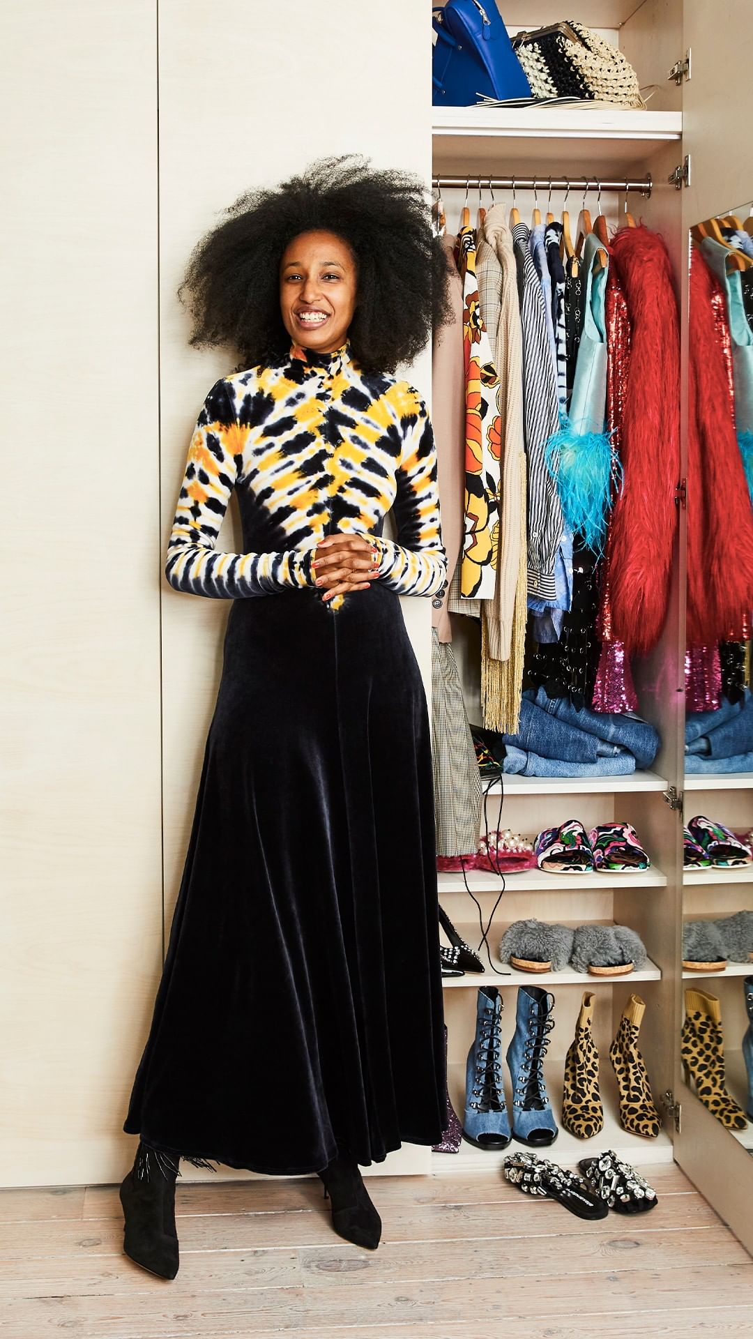 THE OUTNET - Fashion Editor Julia Sarr Jamois knows better than anyone that midi dresses make the outfit, and the closet really. What's your wardrobe story? #mysecretsoutnet