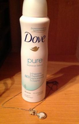 Отзыв о Дезодорант-антиперспирант Dove Pure от Marlee  - отзыв