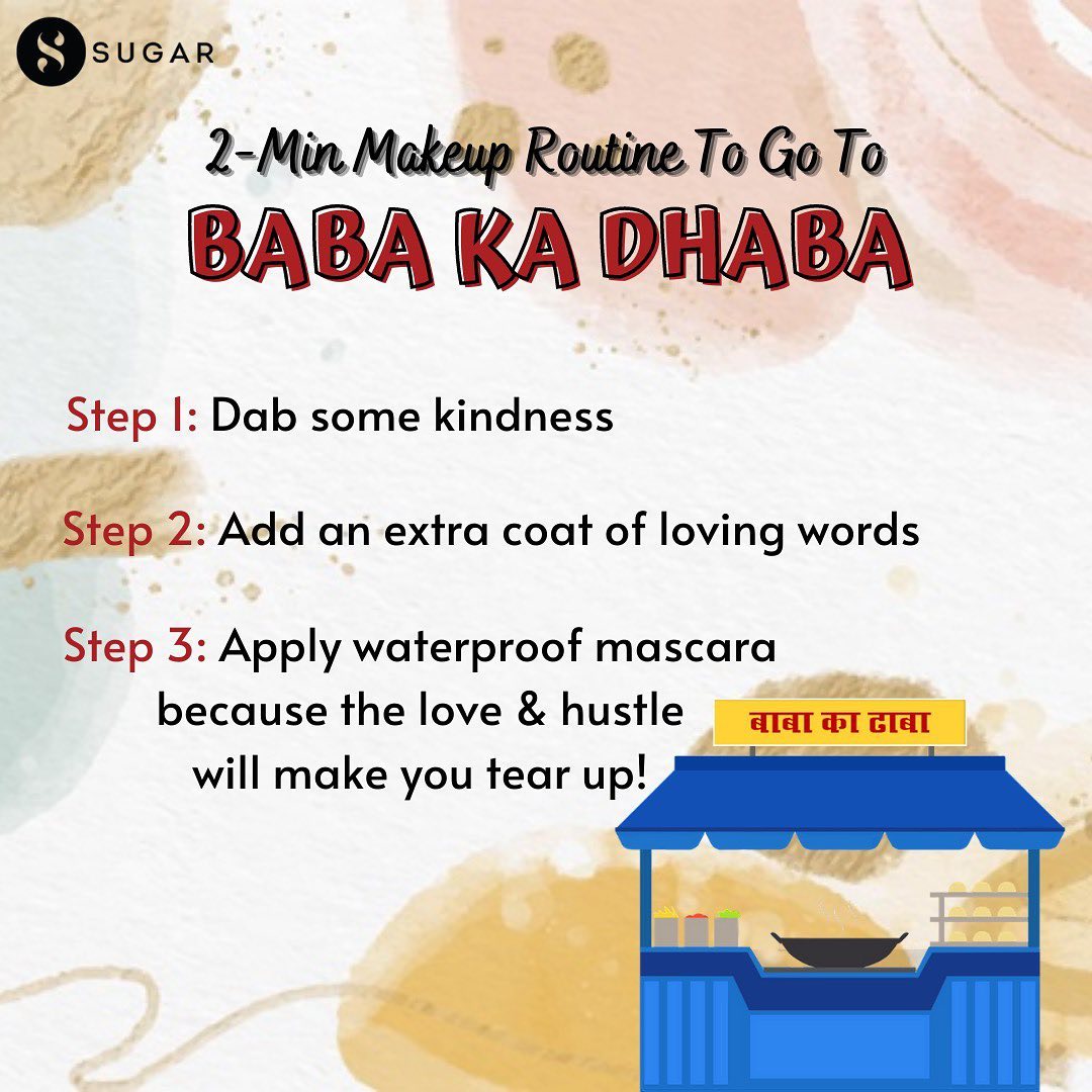 SUGAR Cosmetics - I’m not crying, you are. 😭🤭
.
.
#TrySUGAR #SUGARCosmetics #BabaKaDhaba #Dhaba #Trending #TrendingTopic #TopTrend #Kindness #Love #InstaLove #SocialSamosa #SpreadLoveNotHate #SpreadLo...