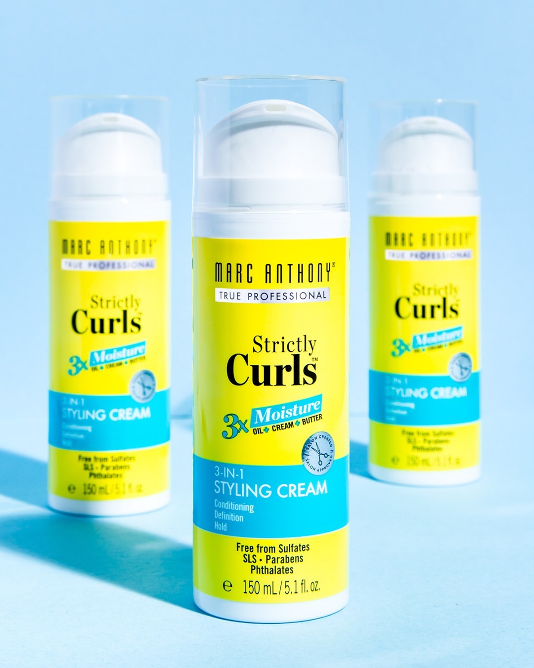 Marc Anthony Hair Care - What does 3x the moisture look like? 👀💦 It looks like a creamy blend of Coconut Cream, Marula Oil and Shea Butter sealed inside a pump bottle for all your curly hair needs✨ Av...