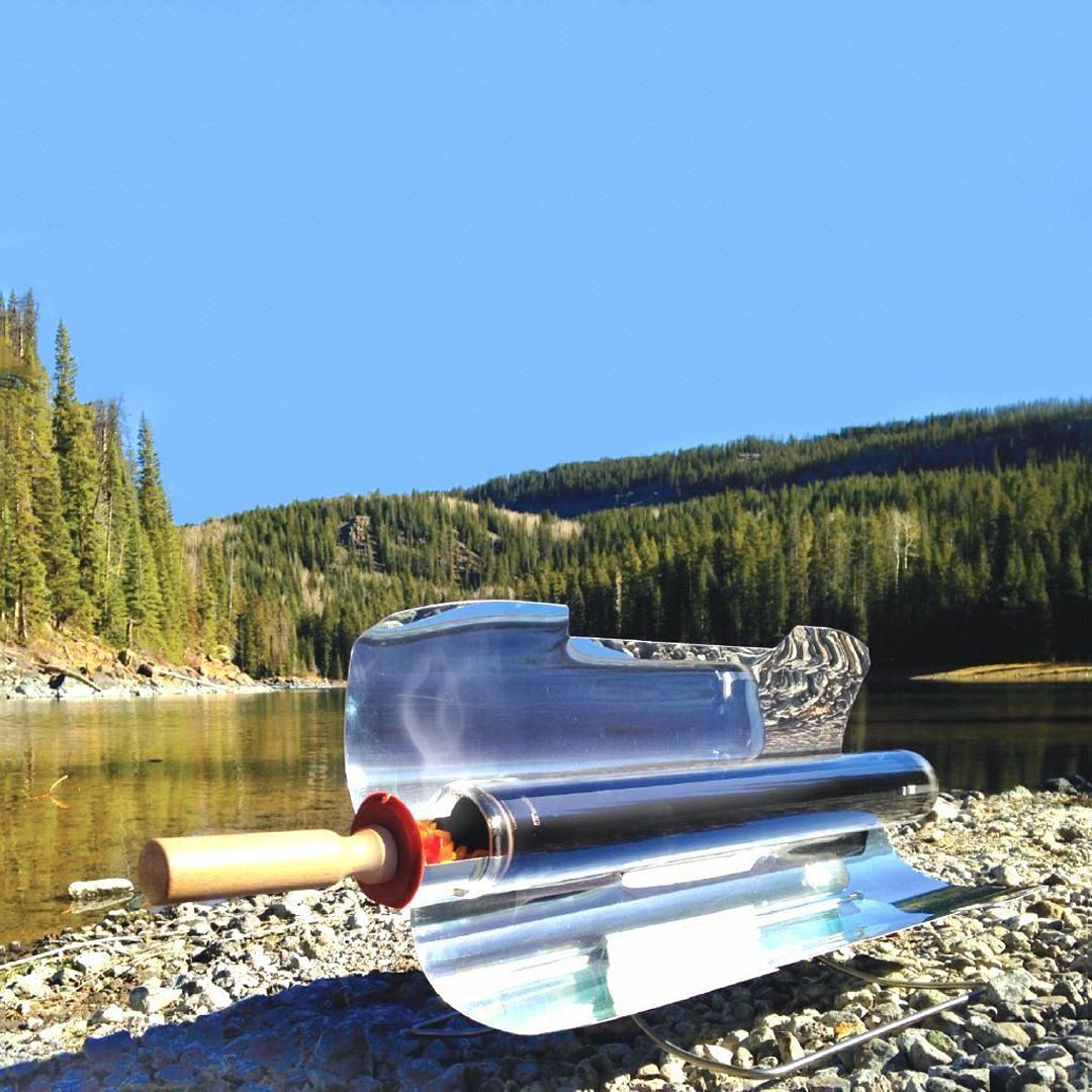 ebay.com - Cook your cravings fuel-free with this solar stove. ☀️Portable and fully sun-powered, you can camp off-the-grid with confidence. 🏕️🔥 #outdoorliving #campfire #ebayfinds