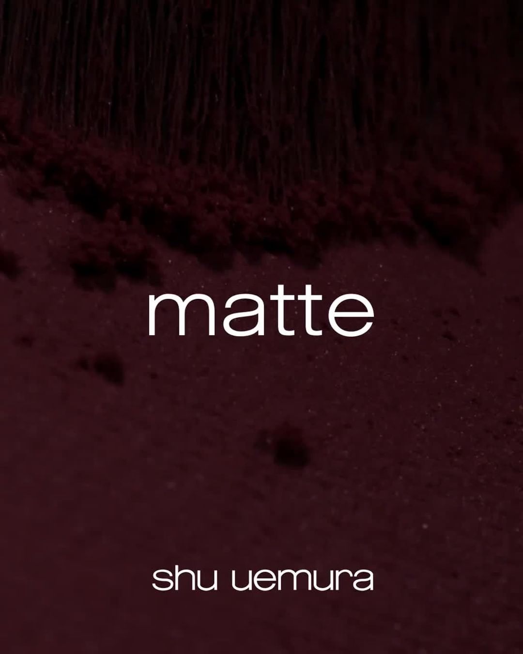 shu uemura - matte texture is a buttery, smooth pressed eye shadow formula for intense color payoff. #shuuemura #shuartistry #pressedeyeshadow #matteeyeshadow⁠