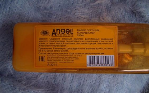 Кондиционер для волос angel professional marine depth spa conditioner