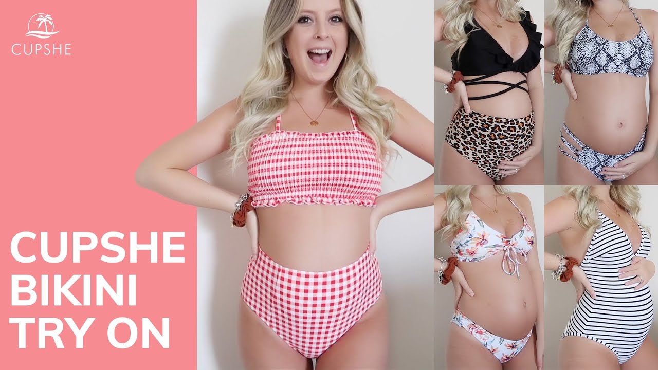 Cupshe | Try On Haul with Hannah Martin | Comfy & Trendy Maternity Swimwear 2021