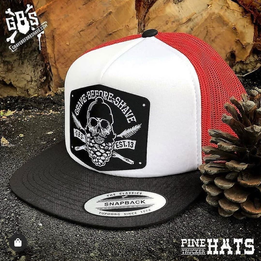 wayne bailey - GRAVE BEFORE SHAVE Trucker Hats
WWW.GRAVEBEFORESHAVE.COM 
#beard #beards #bearded #beardoil #beardoils #beardbalm #beardbalms #beardlove #beardlife #beardedvillains #beardedlifestyle #b...