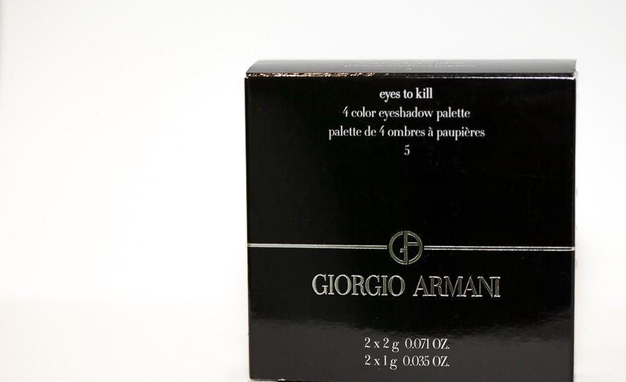 Тени для век Giorgio Armani Eyes To Kill 4 color eyeshadow pallete 5