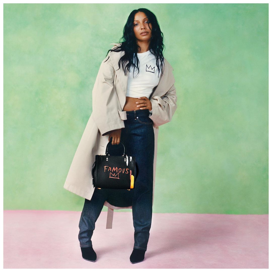 Coach - New royals. Singer and songwriter #DianaGordon wears a T-shirt and bag featuring Jean-Michel Basquiat's iconic crown motif—which he often placed over the heads of athletes, artists and monarch...
