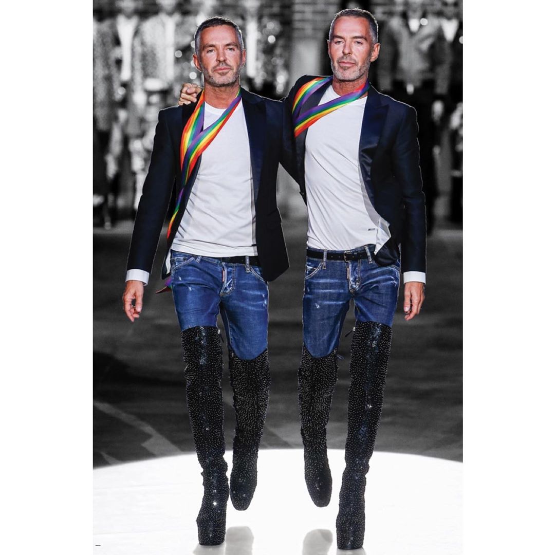 DSQUARED2  - Dean & Dan Caten - Dean and I would like to correct any misinformation about the look we both wore at a Halloween party in October 2013 in Milano.
We were dressed as fashion models in bea...