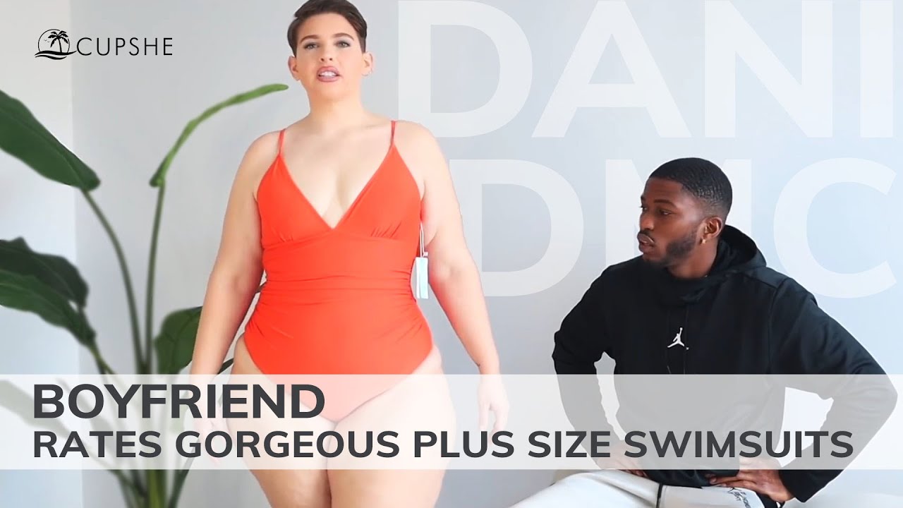 Cupshe | Try On Haul with DANI DMC | Boyfriend Rates Gorgeous Plus Size Swimsuits