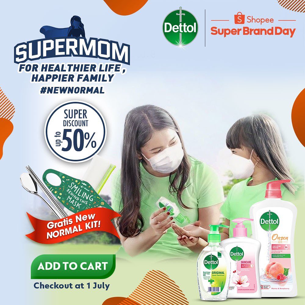 Dettol Indonesia - Ibu #LebihSiapMelindungi Si Kecil dalam setiap aktivitasnya di masa New Normal dengan perlindungan Dettol.

Dapatkan diskon hingga 50% serta beragam merchandise eksklusif untuk pemb...