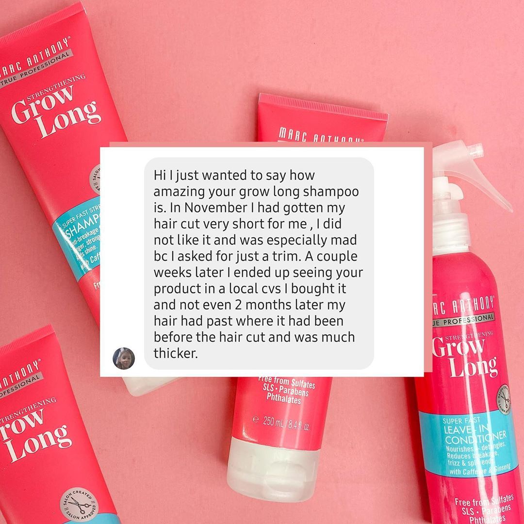 Marc Anthony Hair Care - Cut off a little too much? We love to hear all about your Grow Long experience! ✨ Share yours in the comments section below 👇

Goodies available at @cvspharmacy and @walmartca...