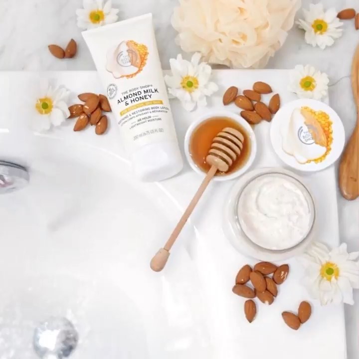 The Body Shop India - Let your inner glow shine through with our Almond Milk and Honey range. It's #TestimonialThursdays! Here's the wondrous things our loyalists have to say upon discovering the rang...