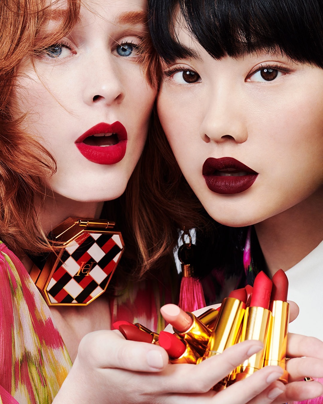 CAROLINA HERRERA - If you're going to get caught red-handed, you may as well do it wearing #HerreraBeauty... Choose from our matte, satin and sheer lipstick finishes and buy online at carolinaherrera....