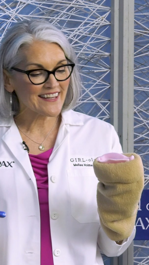 Tampax Tampons Official - Today we're talking insertion. Dr. Holmes from @girlology demonstrates with a vulva puppet - yeah, you're going to need to see that one for yourself. #periodfacts #periodtrut...
