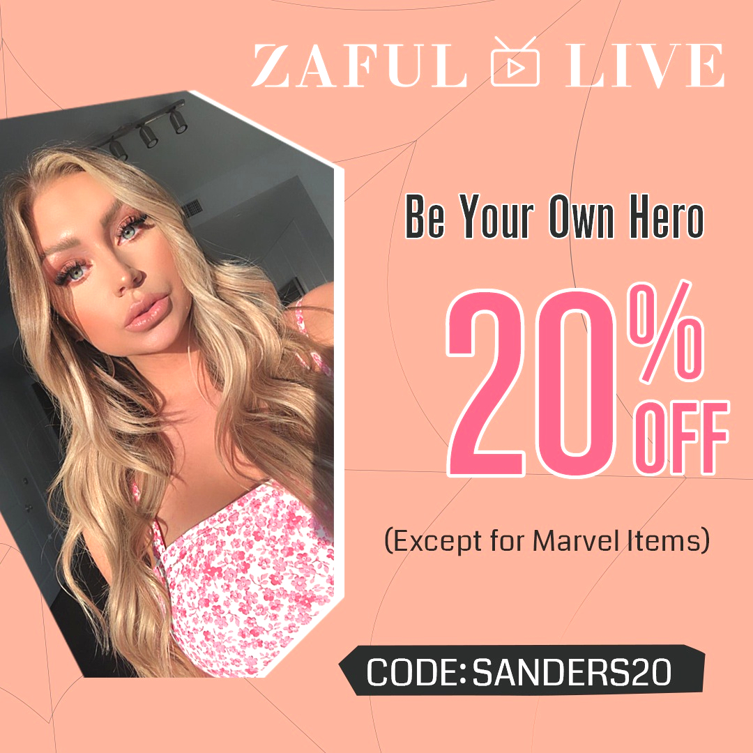 ZAFUL.com - Tune in live stream at 6:00-8:00PM,Jul 27 PT to watch@danielleeandrade @whoismiguelangel  #SpiderMan livestream.ZAFUL x @streamliveme Be Your Own Hero!⁣
CODE: ANDRADE20(20% OFF)⁣
CODE: ANG...